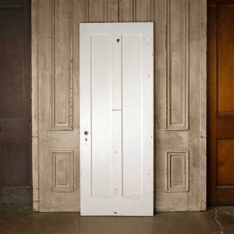 #52064 30x79 Salvaged Antique 2 Panel Interior Door image 5