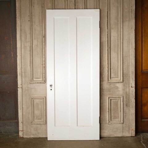 #52067 32x79 Salvaged Antique 2 Panel Interior Door image 5