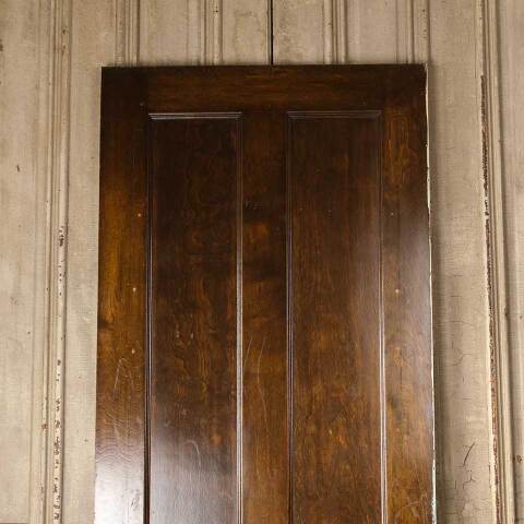 #52068 30x80 Salvaged Antique 2 Panel Interior Door image 2