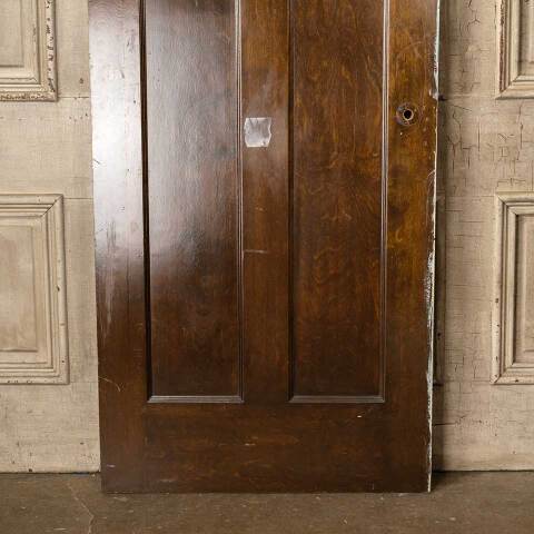 #52068 30x80 Salvaged Antique 2 Panel Interior Door image 3