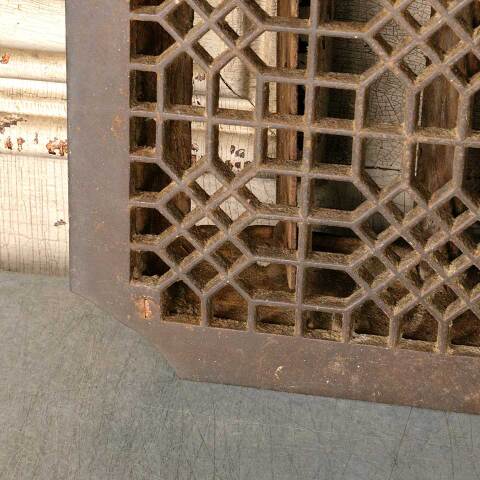 #52082 10x12 Cast Iron Heat Grate Floor Vent Cover image 3