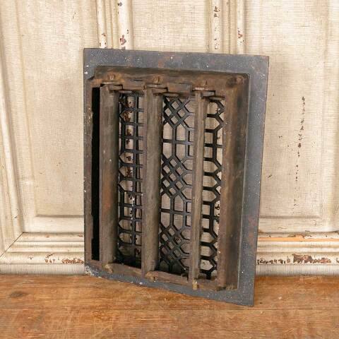 #52083 9x12 Antique Heat Grate Floor Vent Cover image 3