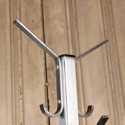 #52113 Vintage Metal Coat & Hat Rack Hall Tree image 3