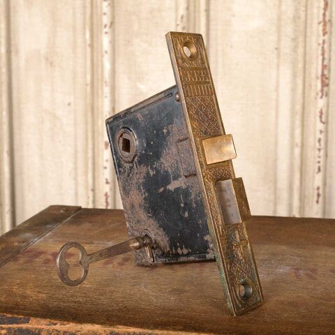 #52166 Lockwood Broken Leaf Door Hardware Set image 8