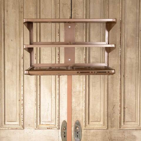 #52249 Vintage Metal Office Valet Coat & Hat Rack image 2