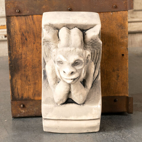 #52462 Cast Plaster Notre Dame Gargoyle Bracket image 2