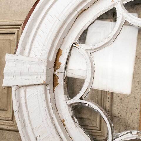 #52480 Salvaged Antique Round Divided Lite Window image 3