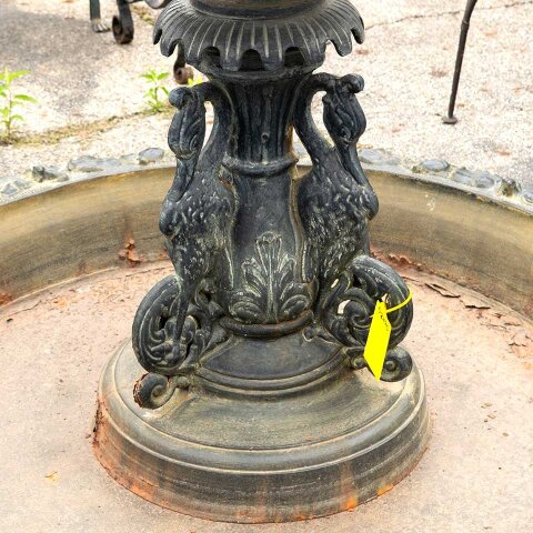 #52490 60x63 Ornate Cast Iron Garden Fountain image 3