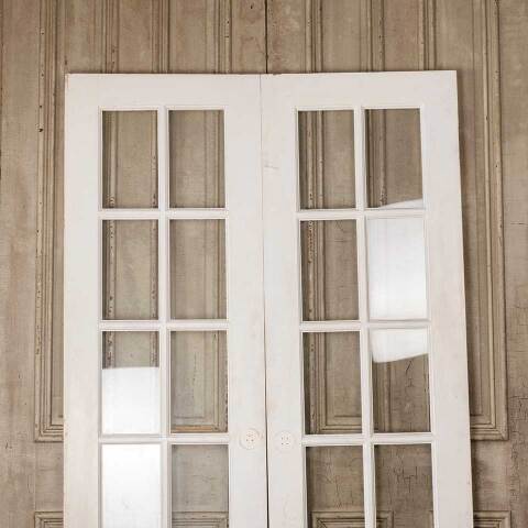 #52518 48x80 Salvaged Wood 10 Lite French Doors image 5