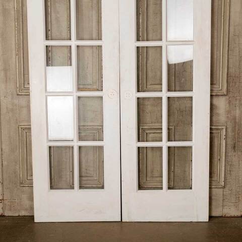 #52518 48x80 Salvaged Wood 10 Lite French Doors image 6