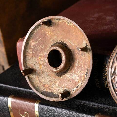 #52555 Antique Brass Victorian Door Hardware Set image 5