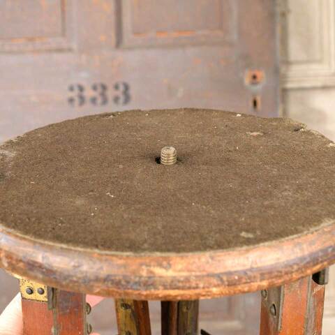 #52560 Antique Wood Camera Crown Tripod No. 4 image 4