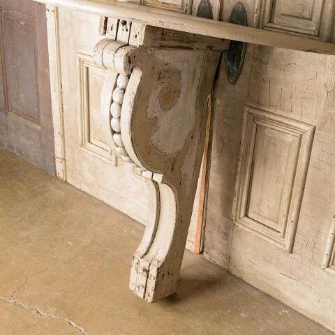 #52576 Repurposed Wood Corbel Bracket Table image 5