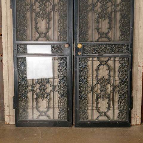 #52620 59x80 Vintage Metal Security Storm Doors image 8