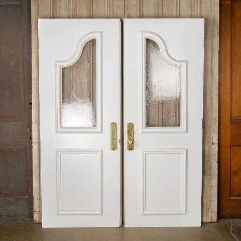 #52621 60x79 Salvaged Vintage Half Lite Entry Doors image 6
