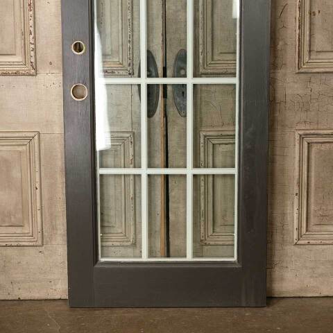 #52624 30x79 Salvaged Full Lite Wood Entry Door image 3
