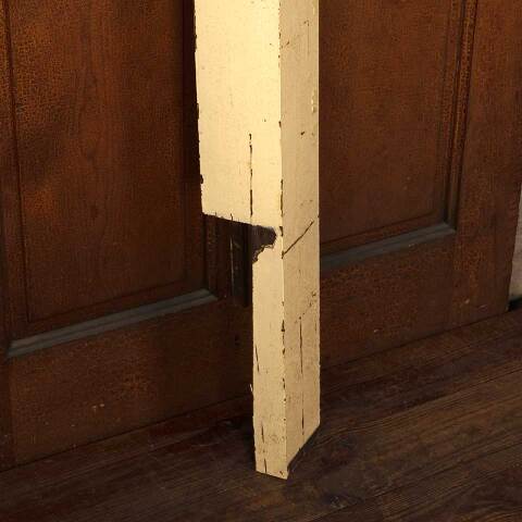 #52743 Salvaged Antique Wood Staircase Newel Post image 6