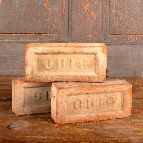 #52765 - Salvaged&nbsp;Vintage&nbsp;OHIO&nbsp;Pattern&nbsp;Paver&nbsp;Brick&nbsp;image