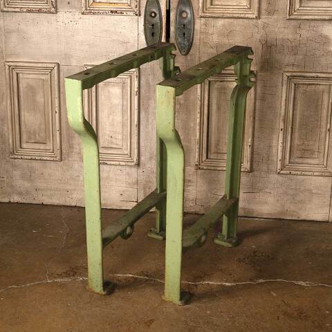 #52772 Salvaged Industrial Cast Iron Table Legs image 3