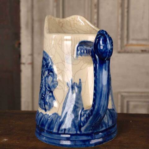 #52780 Antique Old Sleepy Eye Stoneware Pitcher image 2