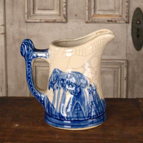 #52780 Antique Old Sleepy Eye Stoneware Pitcher image 4