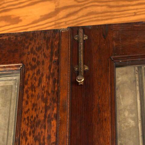 #52805 56x83 Salvaged Vintage Wood Storm Doors image 4