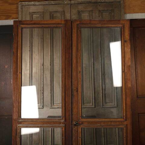 #52805 56x83 Salvaged Vintage Wood Storm Doors image 6