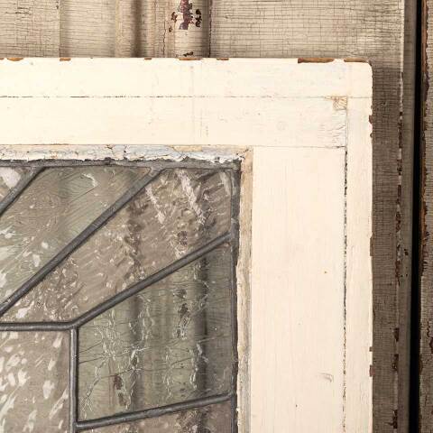 #52812 32x22 Antique Leaded Glass Window Sash image 7
