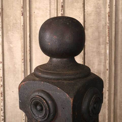 #52813 Salvaged Small Antique Wood Newel Post image 6