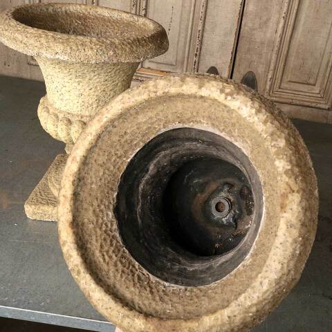 #52815 Vintage Resin Garden Patio Urn Planters image 6