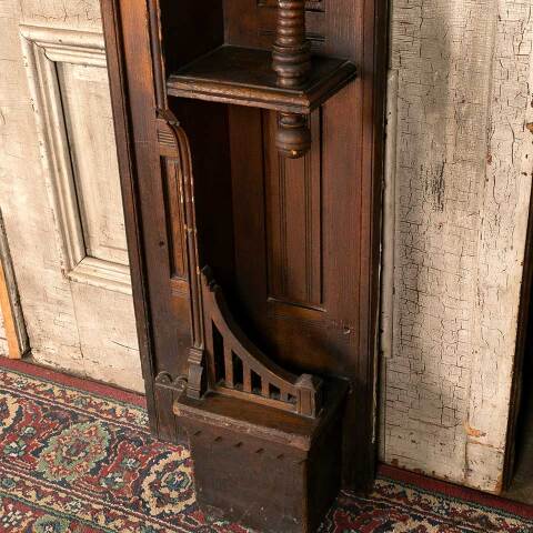 #52826 60x49 Antique Victorian Fireplace Mantel image 7