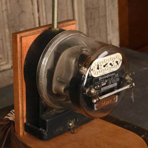 #52855 Repurposed WESTON Electric Meter Lamp image 2