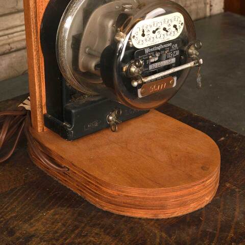 #52855 Repurposed WESTON Electric Meter Lamp image 3