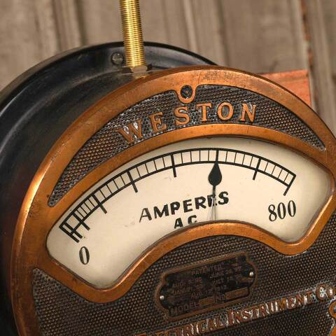 #52856 Repurposed Vintage Electric Meter Table Lamp image 4