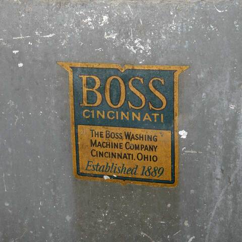 #52864 Antique BOSS Single Bowl Wash Tub image 6