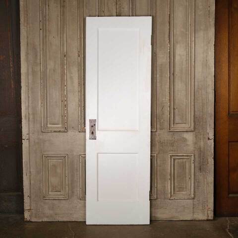 #52891 24x77 Salvaged Antique 2 Panel Interior Door image 4