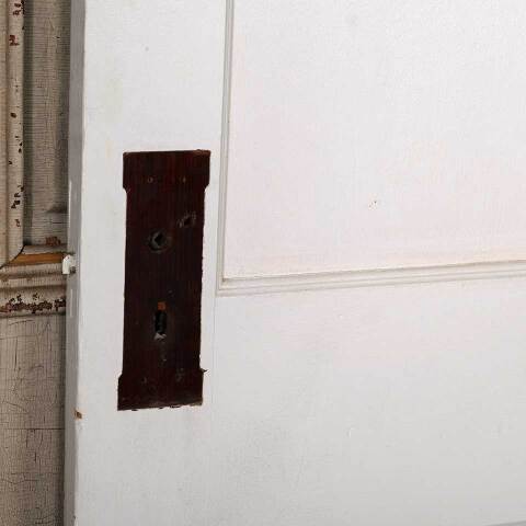 #52891 24x77 Salvaged Antique 2 Panel Interior Door image 7