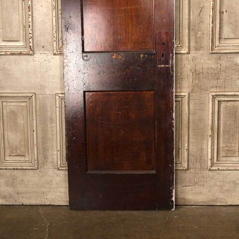 #52891 24x77 Salvaged Antique 2 Panel Interior Door image 3