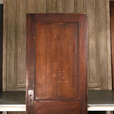 #52892 30x78 Salvaged Antique 2 Panel Interior Door image 2