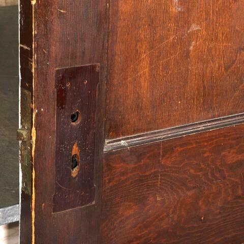 #52892 30x78 Salvaged Antique 2 Panel Interior Door image 4