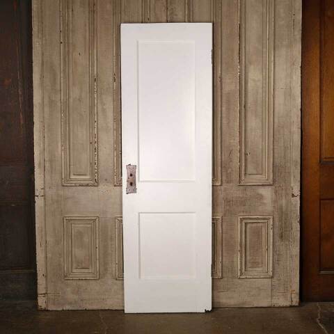 #52893 24x78 Salvaged Antique 2 Panel Interior Door image 4