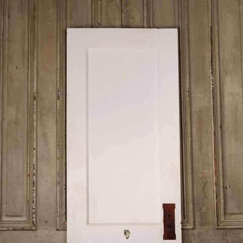#52893 24x78 Salvaged Antique 2 Panel Interior Door image 2
