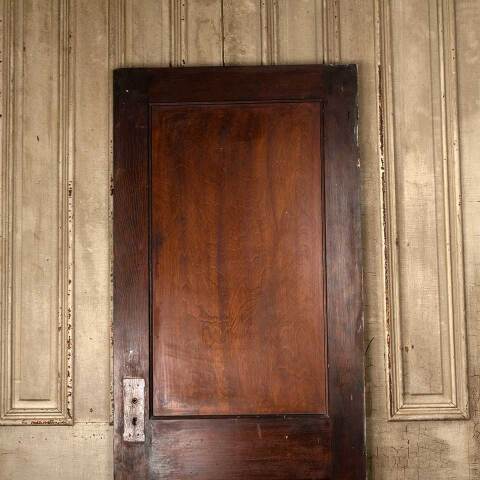 #52894 30x78 Salvaged Antique 2 Panel Interior Door image 2