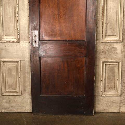 #52894 30x78 Salvaged Antique 2 Panel Interior Door image 3