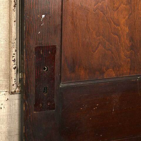 #52894 30x78 Salvaged Antique 2 Panel Interior Door image 4