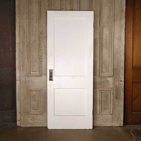 #52895 30x78 Salvaged Antique 2 Panel Interior Door image 5