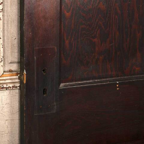 #52898 24x79 Salvaged Antique 2 Panel Interior Door image 7