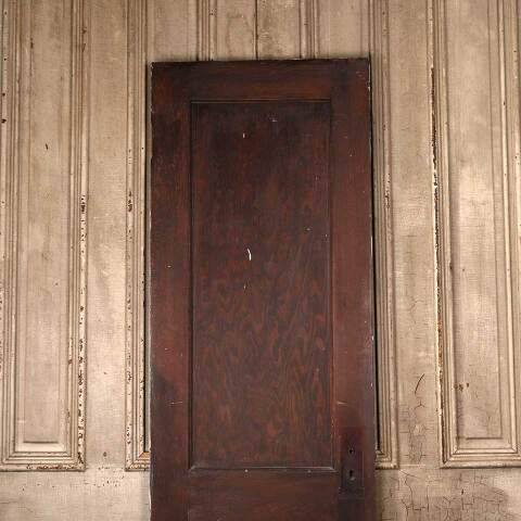 #52898 24x79 Salvaged Antique 2 Panel Interior Door image 2