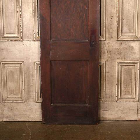 #52898 24x79 Salvaged Antique 2 Panel Interior Door image 3
