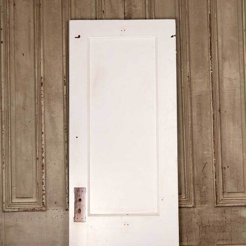 #52900 24x77 Salvaged Antique 2 Panel Interior Door image 5